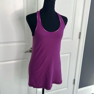 Long length racer back tank